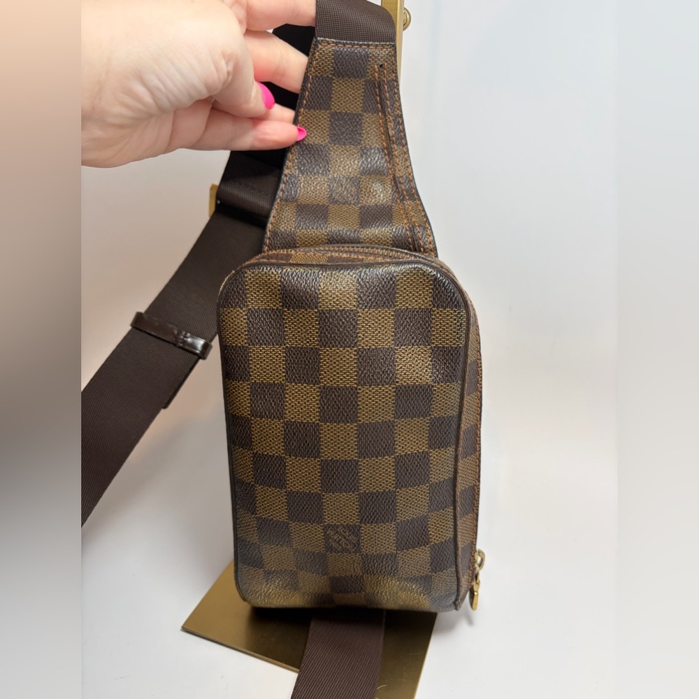 Louis Vuitton Damier Ebene Geronimo Bum Bag/Belt Bag Unisex